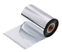 Красящая лента WAX PREMIUM COLOR SILVER (110мм/300м/110мм/1") OUT