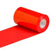 Красящая лента WAX PREMIUM COLOR RED (110мм/300м/110мм/1") OUT